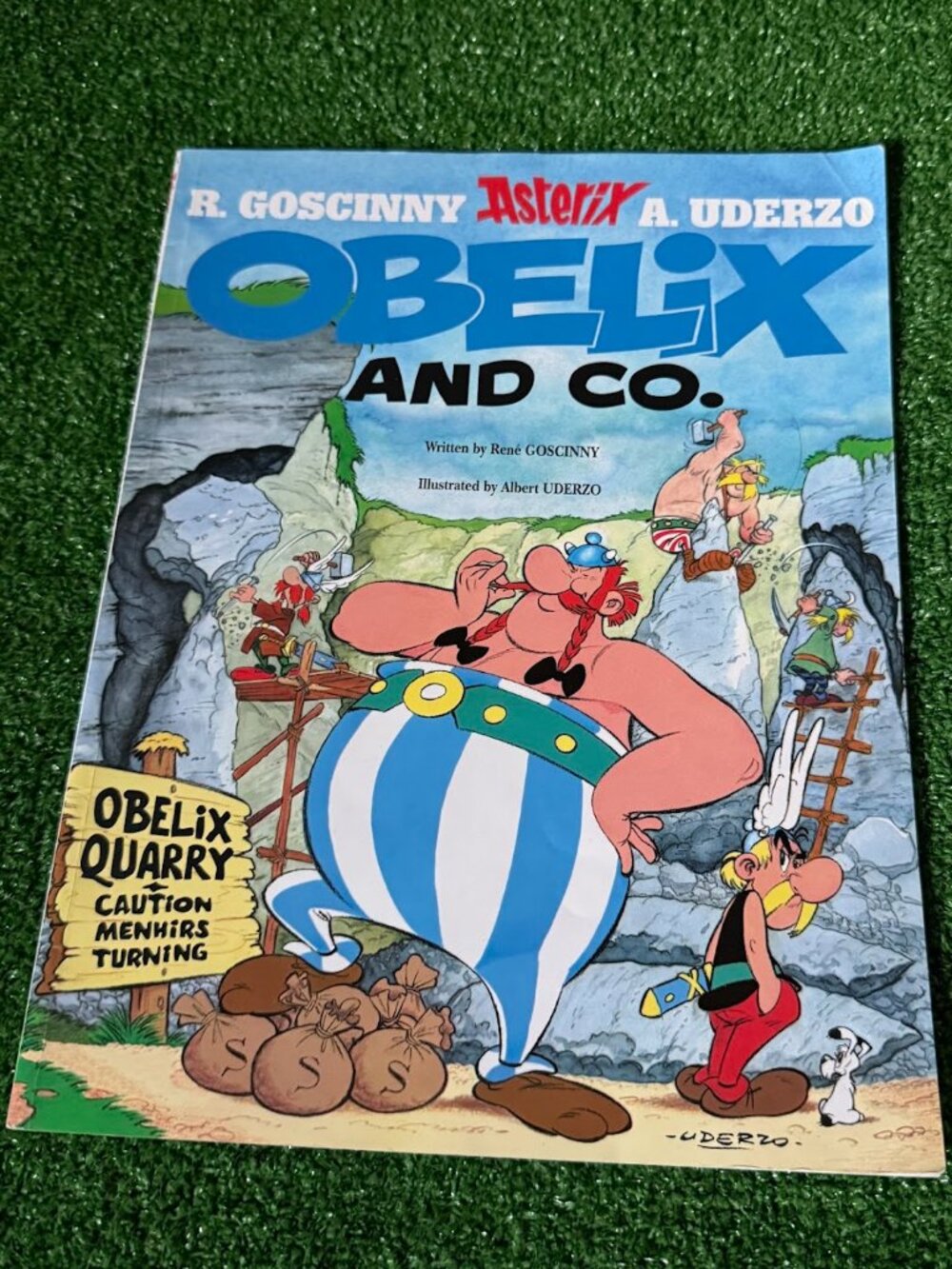 Vintage 2004 Asterix Comic Obelix and Co Goscinny Uderzo Paperback Book UK